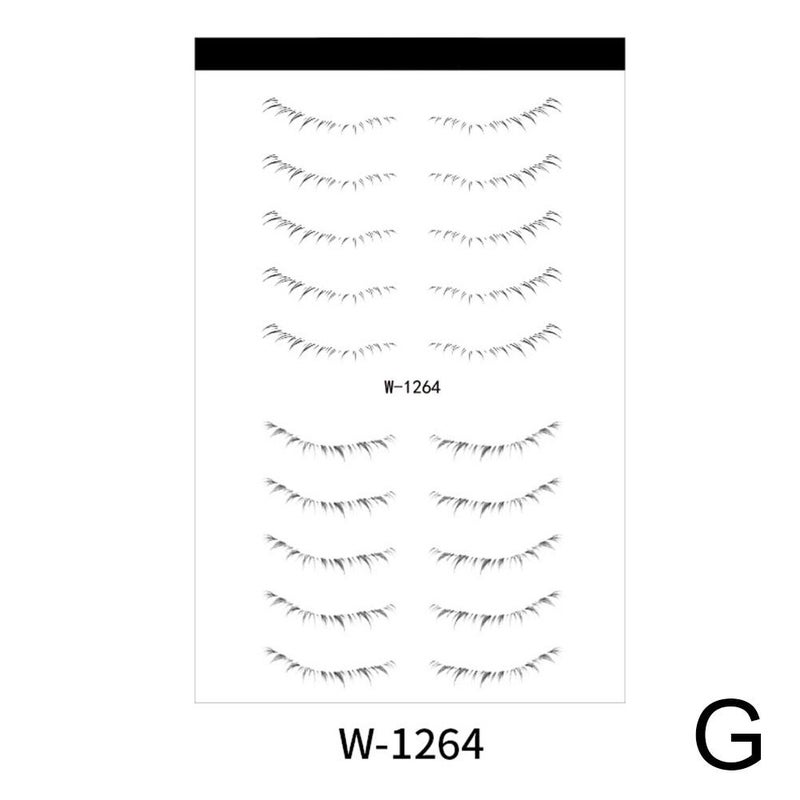 Waterproof 6D bionic eyeliner/eyelash stickers for lower lashes - lazy and waterproof.